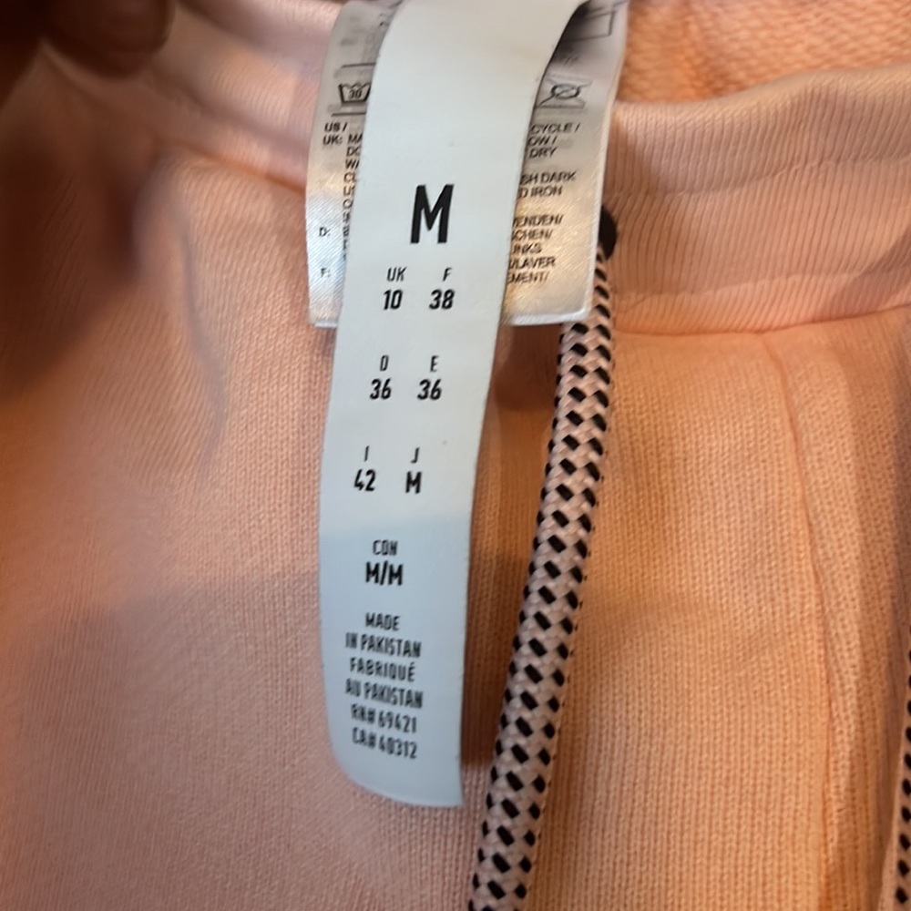 Reebok X Victoria Beckham Coralglow Joggers Women’s Medium Drawstring Athletic - Picture 4 of 8